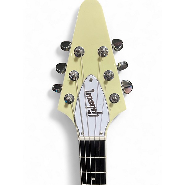 Used Gibson '70s Flying V Antique Ivory Solid Body Electric Guitar