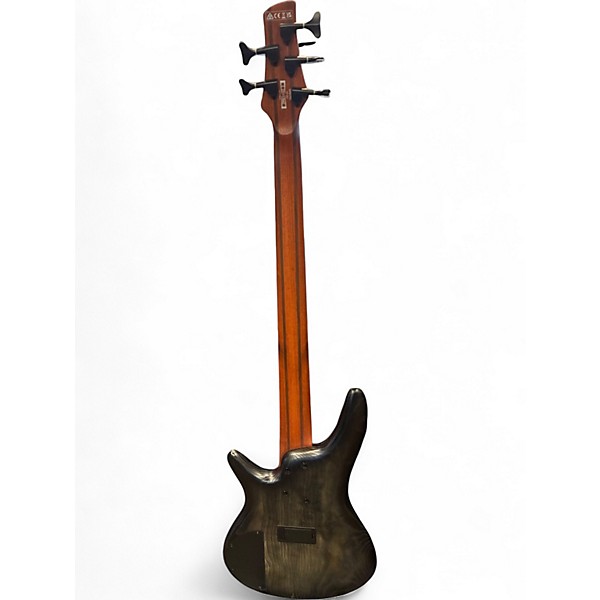 Used Ibanez SR605E 5 String BLACK STAIN Electric Bass Guitar