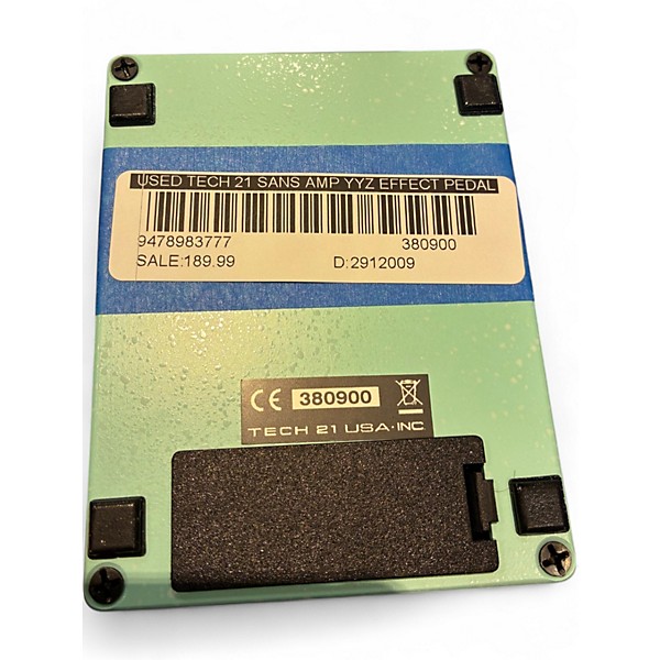 Used Tech 21 SANS AMP YYZ Effect Pedal