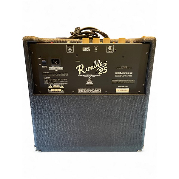 Used Fender Rumble 25 25W 1x8 Bass Combo Amp
