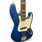 Used Squier Affinity Jazz Bass Blue Electric Bass Guitar