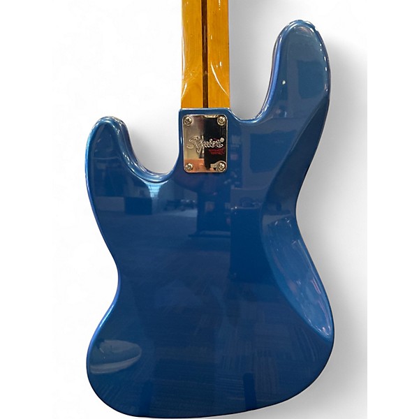 Used Squier Affinity Jazz Bass Blue Electric Bass Guitar