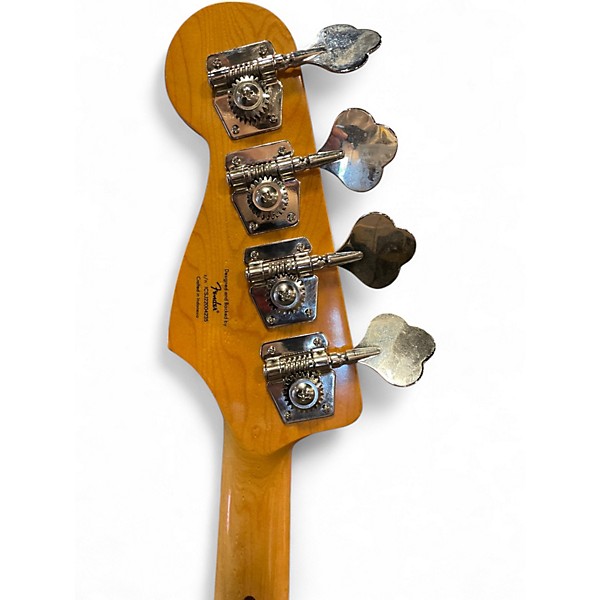 Used Squier Affinity Jazz Bass Blue Electric Bass Guitar