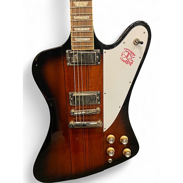 Used Epiphone firebird Vintage Sunburst Solid Body Electric Guitar