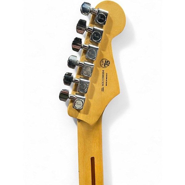 Used Fender Player Stratocaster Left Handed Blue Metallic Solid Body Electric Guitar