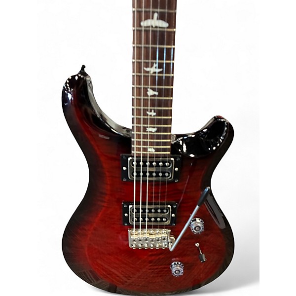 Used PRS S2 Custom 24 Fire Red Burst Solid Body Electric Guitar