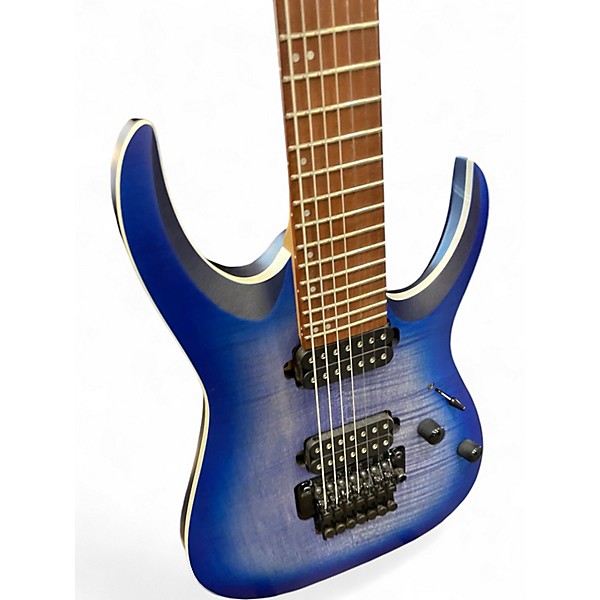 Used Ibanez RGA7420FM Blue Lagoon Solid Body Electric Guitar