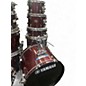 Used Yamaha 5 Piece RYDEEN RED SPARKLE Drum Kit thumbnail