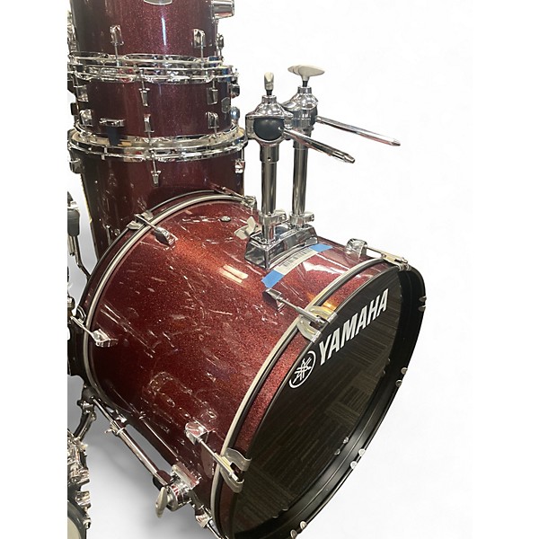 Used Yamaha 5 Piece RYDEEN RED SPARKLE Drum Kit