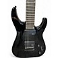 Used Jackson JS22-7 Dinky 7 String Black Solid Body Electric Guitar