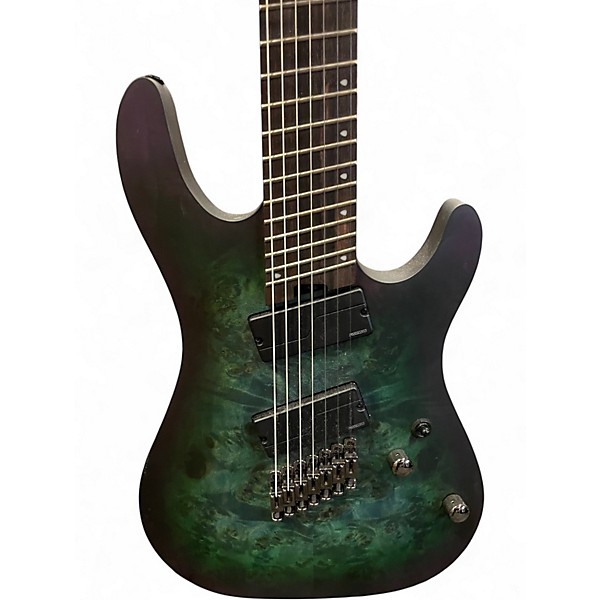 Used Cort kx507 Multi Scale star dust green Solid Body Electric Guitar