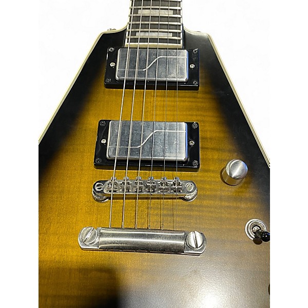 Used Epiphone Flying V Prophecy Yellow Tiger Solid Body Electric Guitar