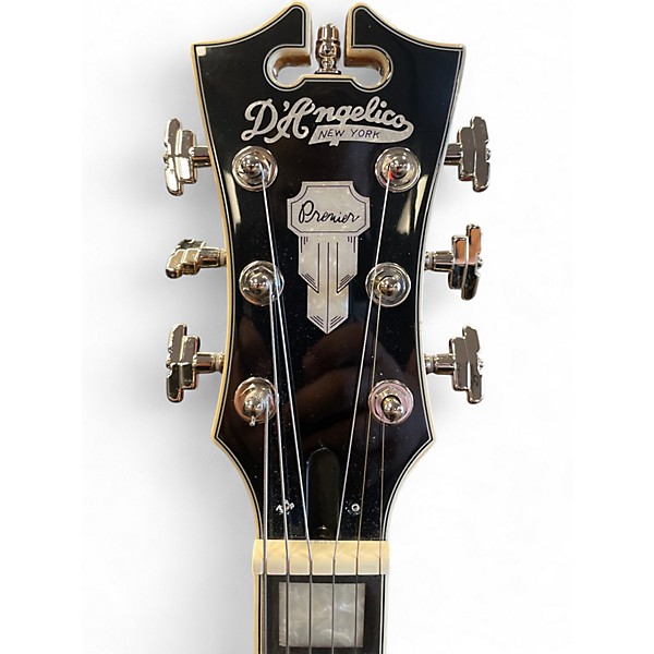 Used D'Angelico Premier Mini DC XT Honey Burst Hollow Body Electric Guitar