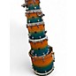 Used Mapex 6 Piece Studioease FAST TOM 6-Piece SHELL PACK OCEAN SUNSET Drum Kit thumbnail