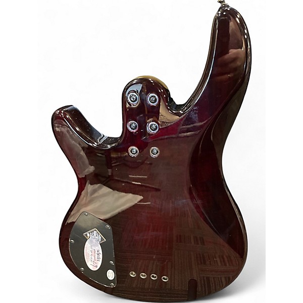 Used Schecter Guitar Research Raiden Special 4 String Black Cherry Electric Bass Guitar