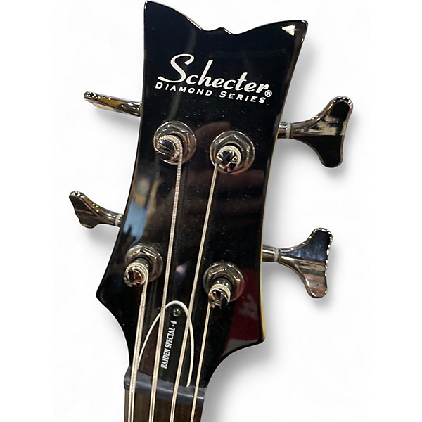Used Schecter Guitar Research Raiden Special 4 String Black Cherry Electric Bass Guitar