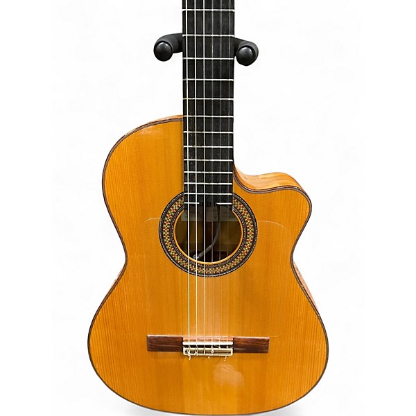 Used Alhambra 7 FC CW E5 Natural Classical Acoustic Electric Guitar