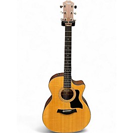 Used 2015 Taylor 314CE Natural Acoustic Electric Guitar
