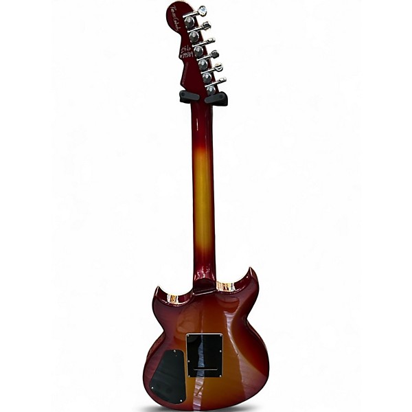 Used Reverend Reeves Gabrel Dirtbike Metallic Cherry Sunburst Solid Body Electric Guitar