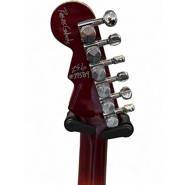 Used Reverend Reeves Gabrel Dirtbike Metallic Cherry Sunburst Solid Body Electric Guitar