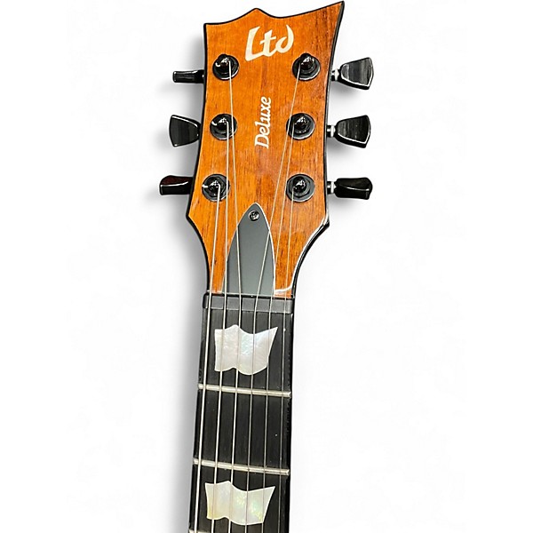 Used ESP LTD EC1000 Deluxe KOA Solid Body Electric Guitar