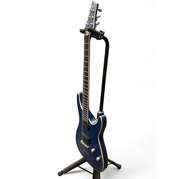 Used Schecter Guitar Research C1 Platinum Midnight Blue Solid Body Electric Guitar