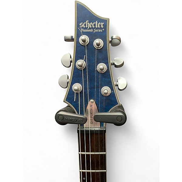 Used Schecter Guitar Research C1 Platinum Midnight Blue Solid Body Electric Guitar