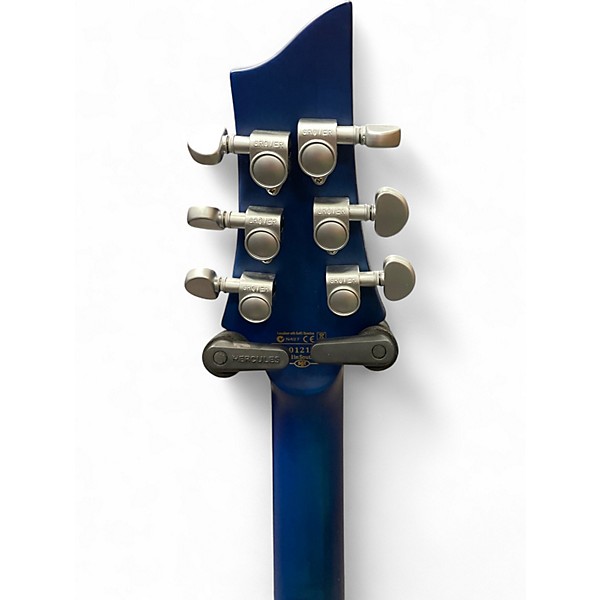 Used Schecter Guitar Research C1 Platinum Midnight Blue Solid Body Electric Guitar