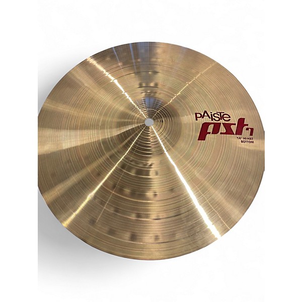 Used Paiste 14in PST 7 Hi Hat Pair Cymbal