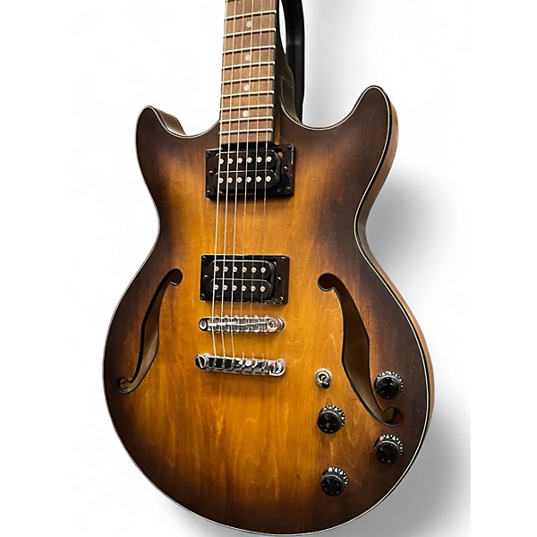 Used Ibanez AM73B Archtop 2 Color Sunburst Hollow Body Electric Guitar