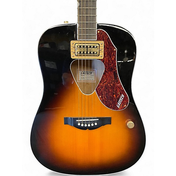 Used Gretsch Guitars G5031FT Rancher 2 Color Sunburst Acoustic Electric Guitar