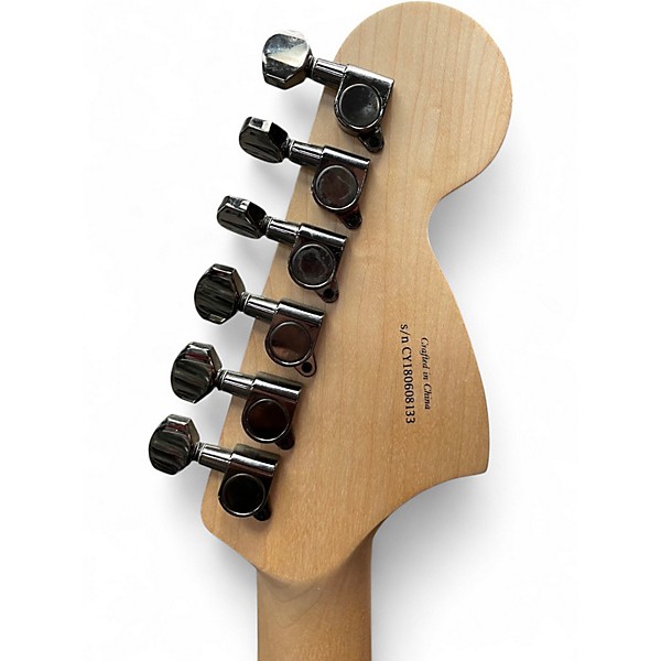 Used Squier Contemporary Stratocaster HH Olympic White Solid Body Electric Guitar