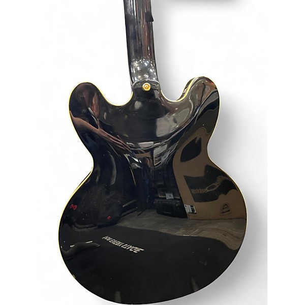 Used Epiphone SHERATON II PRO Ebony Hollow Body Electric Guitar