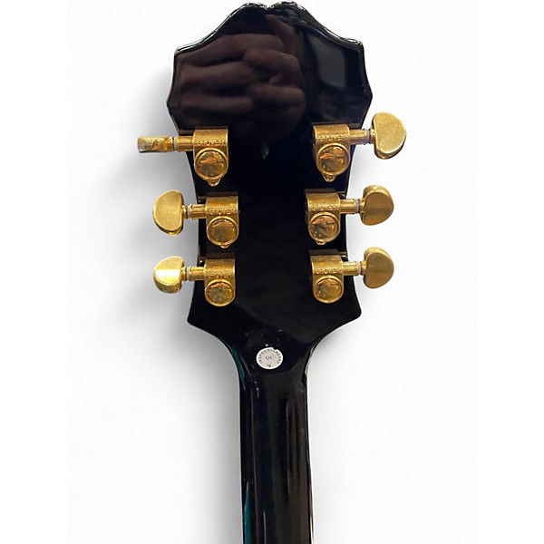 Used Epiphone SHERATON II PRO Ebony Hollow Body Electric Guitar