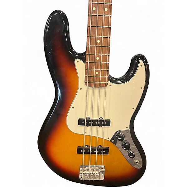Used Fender Player Jazz Bass 3 Color Sunburst Electric Bass Guitar