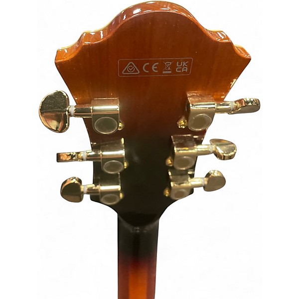 Used Ibanez AF95 Brown Sunburst Hollow Body Electric Guitar