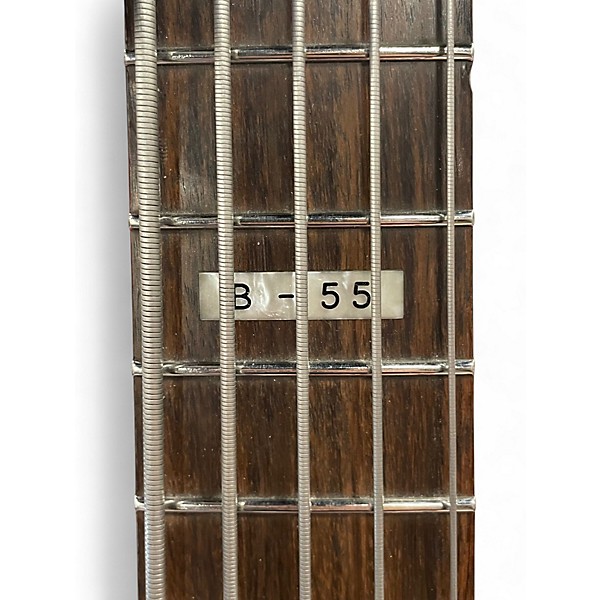 Used ESP LTD B55 5 String BLACK Electric Bass Guitar