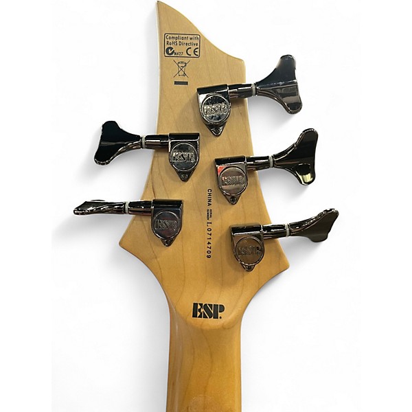 Used ESP LTD B55 5 String BLACK Electric Bass Guitar