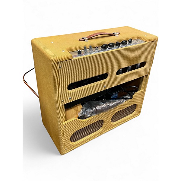 Used Fender 1957 Reissue Bandmaster 26W 3x10 Tweed Tube Guitar Combo Amp