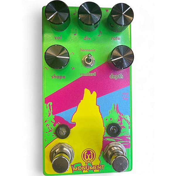 Used Walrus Audio Monument Tremolo V2 Limited Edition Neon Green Effect Pedal