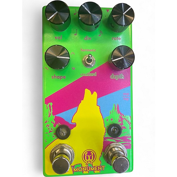 Used Walrus Audio Monument Tremolo V2 Limited Edition Neon Green Effect Pedal
