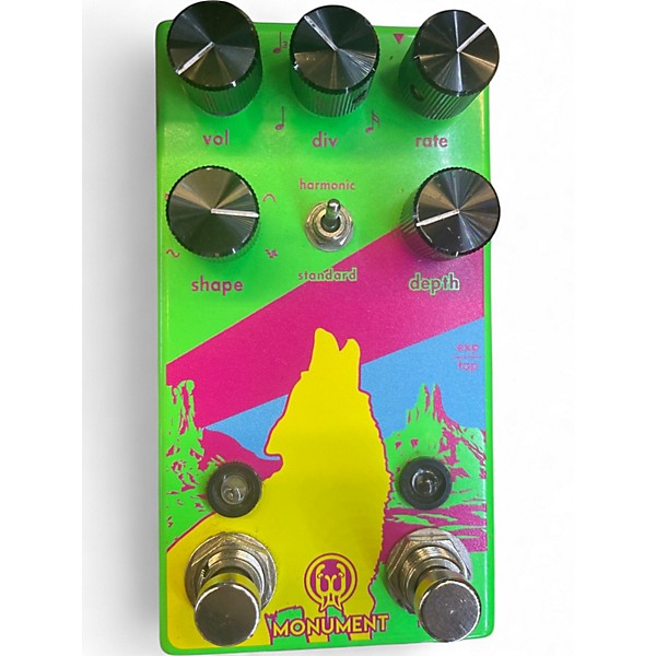Used Walrus Audio Monument Tremolo V2 Limited Edition Neon Green Effect Pedal