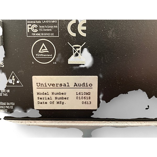 Used Universal Audio LA610 MKII Channel Strip