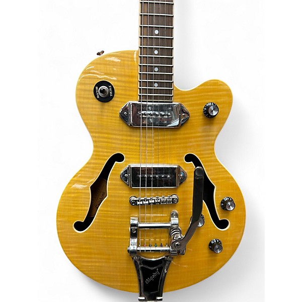 Used Epiphone Wildkat AN flame maple Hollow Body Electric Guitar