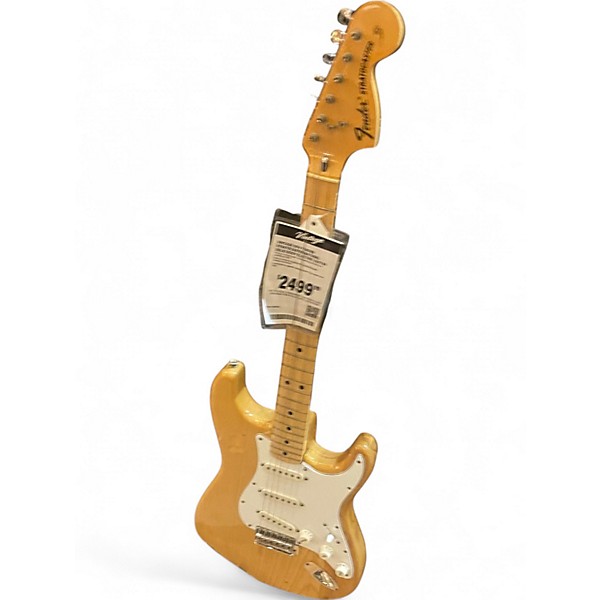 Vintage 1974 Fender STRATOCASTER Natural Solid Body Electric Guitar
