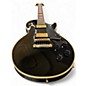 Used Epiphone LES PAUL CUSTOM ELITIST Black and Gold Solid Body Electric Guitar