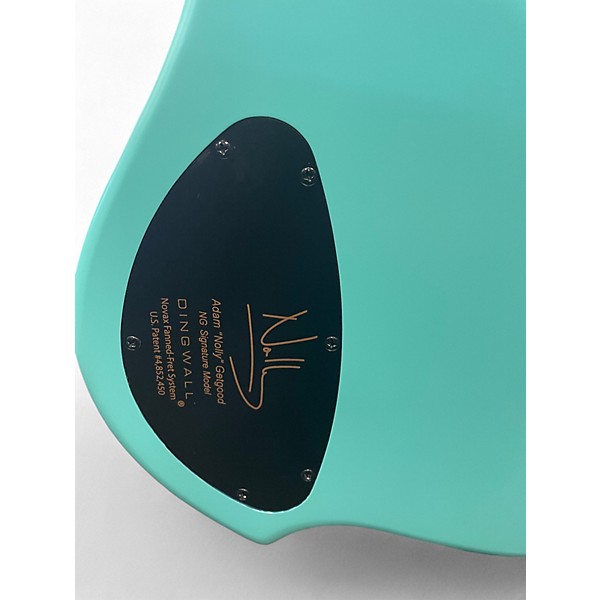 Used Dingwall ng3 surf green Electric Bass Guitar