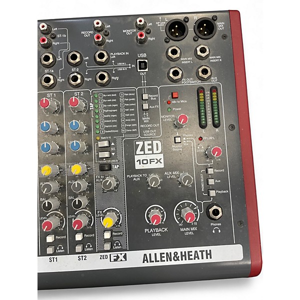 Used Allen & Heath ZED10FX Unpowered Mixer