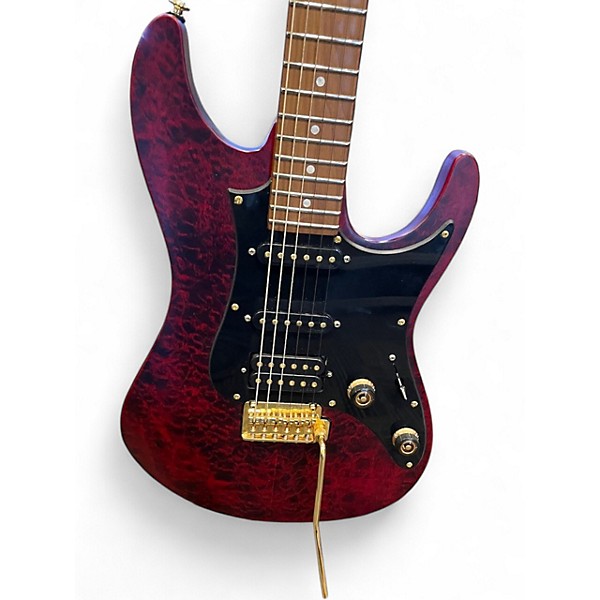 Used Ibanez SLM10 TRANS RED MATTE Solid Body Electric Guitar