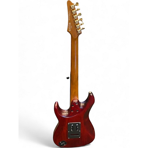 Used Ibanez SLM10 TRANS RED MATTE Solid Body Electric Guitar